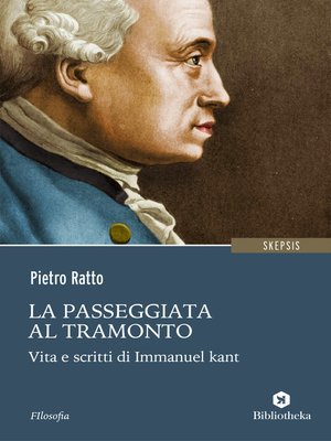 cover image of La passeggiata al tramonto